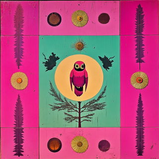 Inkharbour style, Midjourney V6.1: traditional folk art