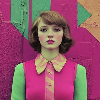 Inkharbour style, Midjourney V6.1: photographic portrait of female protagonist