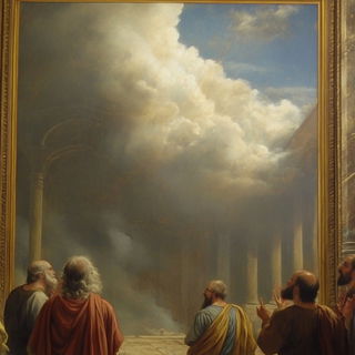 Silk Banner Pageantry style, Midjourney V6.1: classical 18th-century oil painting