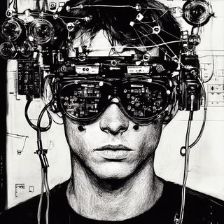 Prismotype style, Midjourney V6.1: editorial illustration for popular scientific magazine cover