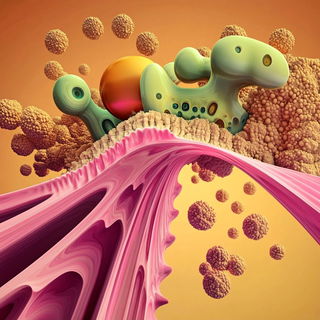 Mythocut style, Midjourney V6.1: abstract 3D render