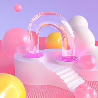 Cobaltmasque style, Midjourney V6.1: abstract 3D render