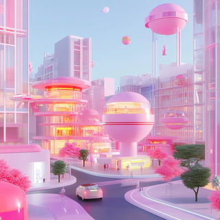 Cobaltmasque style, Midjourney V6.1: megacity with futuristic bioarchitecture