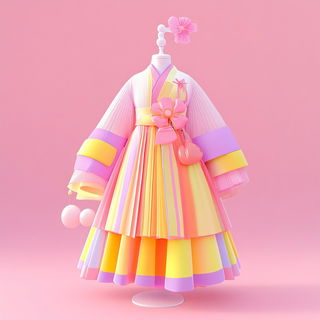 Cobaltmasque style, Midjourney V6.1: haute-couture fashion outfit