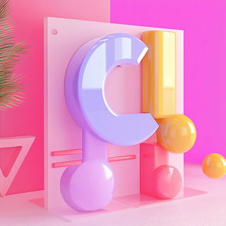 Cobaltmasque style, Midjourney V6.1: typographic composition with large letters