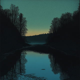 Lakewood Chromate style, Midjourney V6.1: realistic landscape photograph of quiet dawn