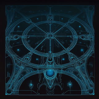 Lakewood Chromate style, Midjourney V6.1: technical infrastructure blueprint schematics
