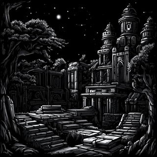 Hollowpine Glyphics style, Midjourney V6.1: Midlibrary