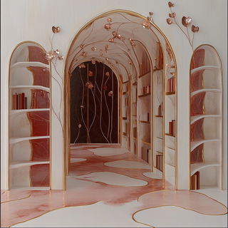 Candy Vapor Pavilion style, Midjourney V6.1: Midlibrary