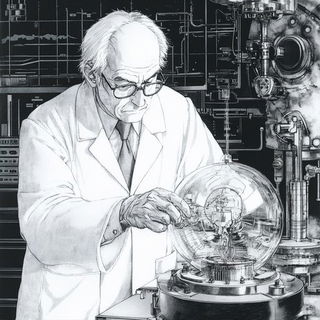 Ochrecollage style, Midjourney V6.1: editorial illustration for popular scientific magazine cover