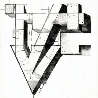 Ochrecollage style, Midjourney V6.1: typographic composition with large letters
