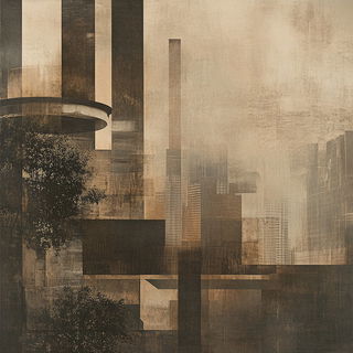 Osseoplateau style, Midjourney V6.1: megacity with futuristic bioarchitecture