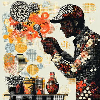 Citadel Blazon style, Midjourney V6.1: editorial illustration for popular scientific magazine cover
