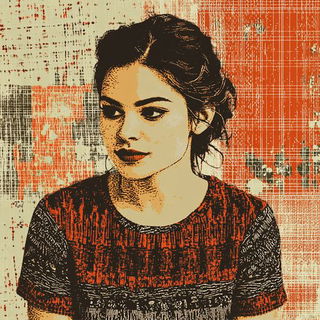 Citadel Blazon style, Midjourney V6.1: photographic portrait of female protagonist