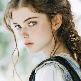 Radialink style, Midjourney V6.1: photographic portrait of female protagonist