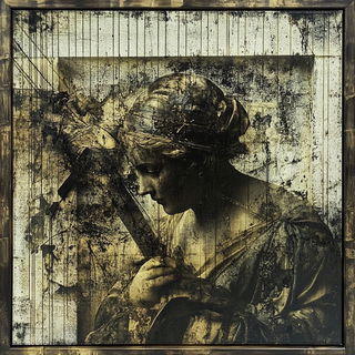 Gaze Shards style, Midjourney V6.1: classical 18th-century oil painting