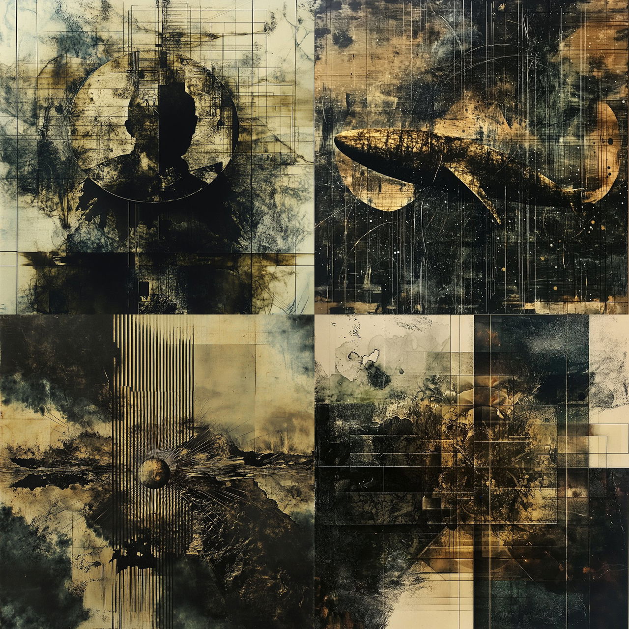 Gaze Shards style, Midjourney V6.1, render 1 of 4