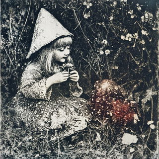 Cosmopera style, Midjourney V6.1: retro fairy-tale illustration