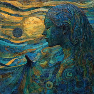 Xylophagous Pilgrimism style, Midjourney V6.1: traditional folk art