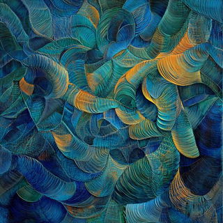 Xylophagous Pilgrimism style, Midjourney V6.1: creative pattern composition