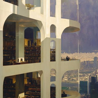 Fluvial Surrealism style, Midjourney V6.1: Midlibrary