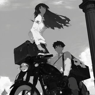 Fluvial Surrealism style, Midjourney V6.1: black-and-white manga comic strip