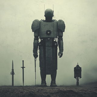 Harbor of Whitewater style, Midjourney V6.1: concept art character design of retropunk steam knight