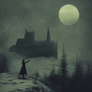 Harbor of Whitewater style, Midjourney V6.1: retro fairy-tale illustration