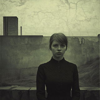 Harbor of Whitewater style, Midjourney V6.1: photographic portrait of female protagonist