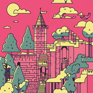 Joggleclay style, Midjourney V6.1: retro fairy-tale illustration
