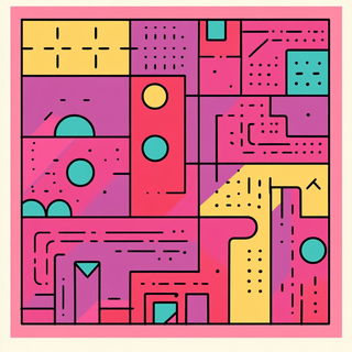 Joggleclay style, Midjourney V6.1: creative pattern composition