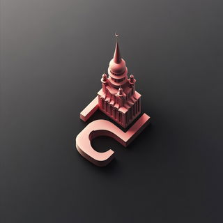 Morrowclay Collective style, Midjourney V6.1: bold minimalist logo design for Istanbul city municipal services