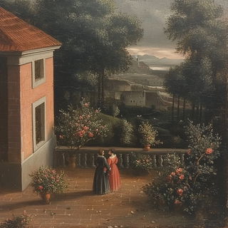Morrowclay Collective style, Midjourney V6.1: classical 18th-century oil painting