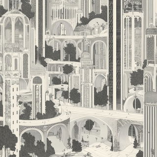 Ferrous Flamegrove style, Midjourney V6.1: megacity with futuristic bioarchitecture