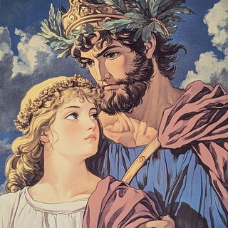 Hyphacut style, Midjourney V6.1: classical 18th-century oil painting