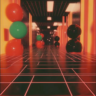Pelagic Moonfall style, Midjourney V6.1: abstract 3D render