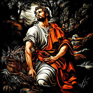 Peachrayism style, Midjourney V6.1: classical 18th-century oil painting