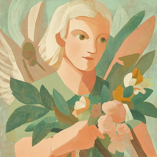 Ambercyan Photochemistry style, Midjourney V6.1: classical 18th-century oil painting