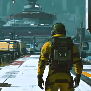 Xenobotanical Prismatics style, Midjourney V6.1: cinematic shot from sci-fi movie