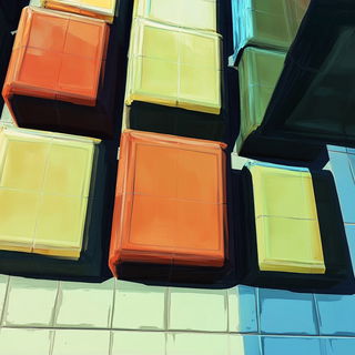 Xenobotanical Prismatics style, Midjourney V6.1: creative pattern composition