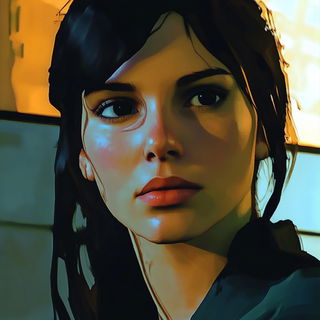 Xenobotanical Prismatics style, Midjourney V6.1: photographic portrait of female protagonist