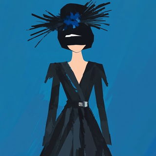 Prismgild style, Midjourney V6.1: haute-couture fashion outfit