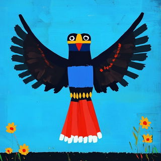Prismgild style, Midjourney V6.1: traditional folk art