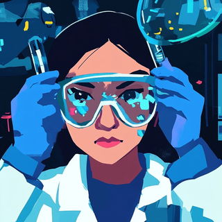 Prismgild style, Midjourney V6.1: editorial illustration for popular scientific magazine cover