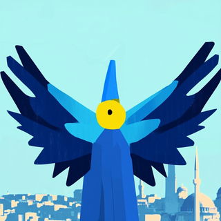 Prismgild style, Midjourney V6.1: bold minimalist logo design for Istanbul city municipal services