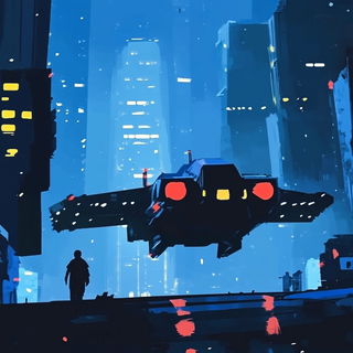 Prismgild style, Midjourney V6.1: cinematic shot from sci-fi movie