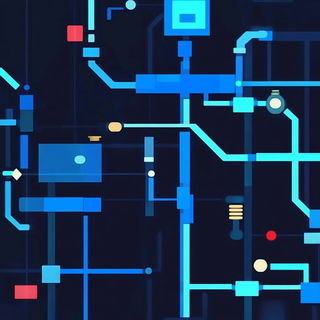 Prismgild style, Midjourney V6.1: technical infrastructure blueprint schematics