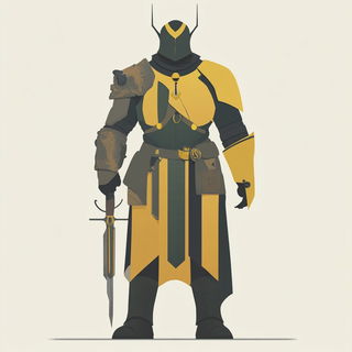 Cinchona Binding Circle style, Midjourney V6.1: concept art character design of retropunk steam knight
