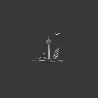 Cinnabar Cartographism style, Midjourney V6.1: bold minimalist logo design for Istanbul city municipal services