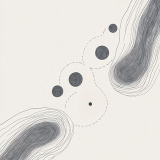 Cinnabar Cartographism style, Midjourney V6.1: creative pattern composition